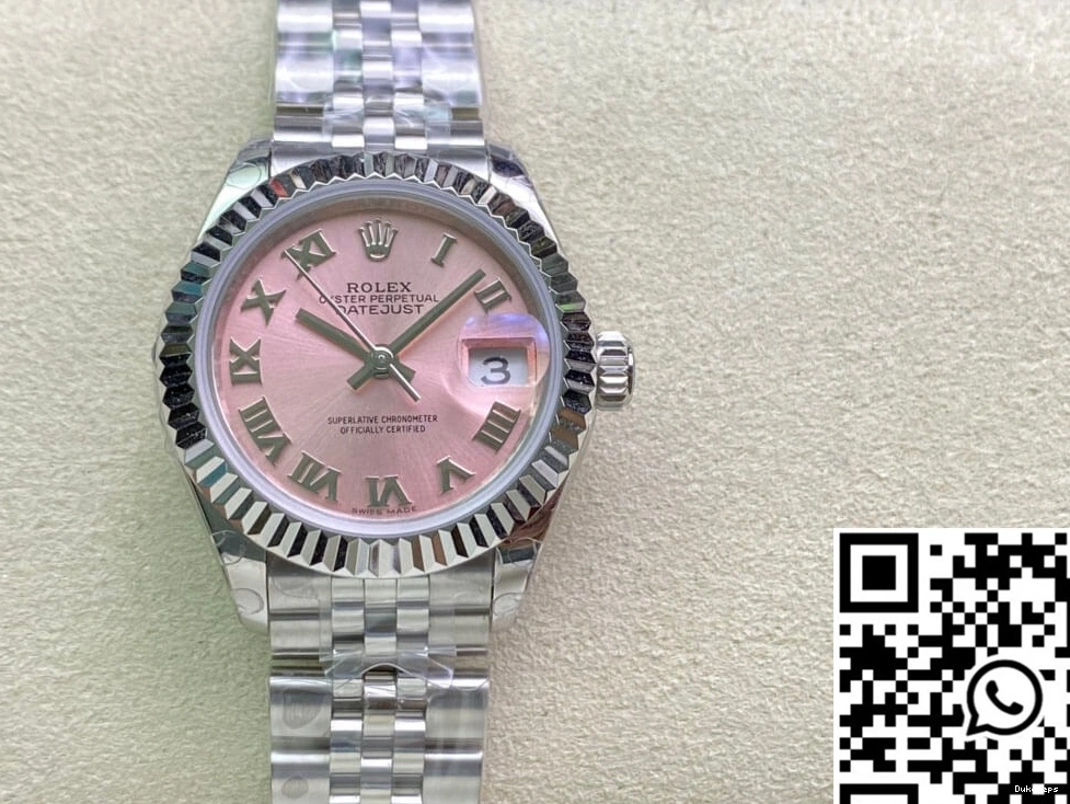 M279174-0017 28MM Factory Pink Dial Datejust EW Rolex 1222
